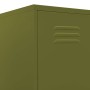 Olive green steel locker cabinet 35x46x180 cm by vidaXL, Lockers and storage cabinets - Ref: Foro24-336252, Price: 195,99 €, ...