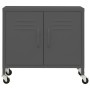 Anthracite gray steel storage cabinet 60x35x56 cm by vidaXL, Lockers and storage cabinets - Ref: Foro24-336267, Price: 122,56...