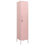 Pink steel locker cabinet 35x46x180 cm by vidaXL, Lockers and storage cabinets - Ref: Foro24-336256, Price: 205,24 €, Discoun...