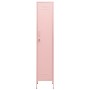 Pink steel locker cabinet 35x46x180 cm by vidaXL, Lockers and storage cabinets - Ref: Foro24-336256, Price: 205,24 €, Discoun...