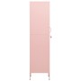 Pink steel locker cabinet 35x46x180 cm by vidaXL, Lockers and storage cabinets - Ref: Foro24-336256, Price: 205,24 €, Discoun...