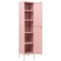 Pink steel locker cabinet 35x46x180 cm by vidaXL, Lockers and storage cabinets - Ref: Foro24-336256, Price: 205,24 €, Discoun...