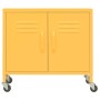 Mustard yellow steel storage cabinet 60x35x56 cm by vidaXL, Lockers and storage cabinets - Ref: Foro24-336263, Price: 122,25 ...