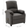 Dark gray fabric massage chair by vidaXL, Electric massage chairs - Ref: Foro24-324080, Price: 174,99 €, Discount: %