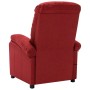 Sillón de masaje de tela rojo tinto de vidaXL, Sillones de masaje eléctricos - Ref: Foro24-324082, Precio: 214,23 €, Descuent...