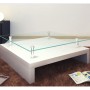 Mesa de centro con superficie de vidrio blanco de vidaXL, Mesas de centro - Ref: Foro24-60697, Precio: 160,95 €, Descuento: %