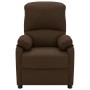 Sillón de masaje eléctrico tela marrón oscuro de vidaXL, Sillones de masaje eléctricos - Ref: Foro24-324084, Precio: 208,99 €...