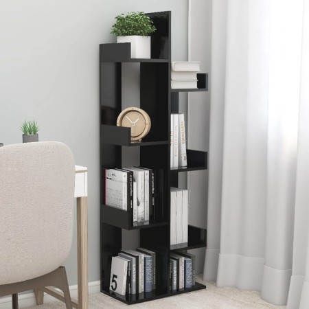 Black plywood book cabinet 48x25.5x140 cm by vidaXL, Bookcases and shelves - Ref: Foro24-808910, Price: 51,44 €, Discount: %