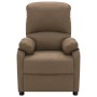 Taupe gray fabric reclining massage chair by vidaXL, Electric massage chairs - Ref: Foro24-324087, Price: 211,99 €, Discount: %