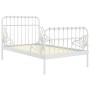 Estructura de cama extensible metal blanca 80x130/200 cm de vidaXL, Camas y somieres - Ref: Foro24-324741, Precio: 133,91 €, ...