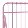 Pink metal extendable bed frame 80x130/200 cm