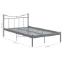 Graues Metallbettgestell 120x200 cm von vidaXL, Betten und Lattenroste - Ref: Foro24-324800, Preis: 118,28 €, Rabatt: %