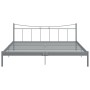 Graues Metallbettgestell 200x200 cm von vidaXL, Betten und Lattenroste - Ref: Foro24-324812, Preis: 138,18 €, Rabatt: %