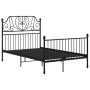 Black metal bed frame 120x200 cm by vidaXL, Beds and slatted bases - Ref: Foro24-324847, Price: 178,80 €, Discount: %