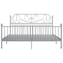 Graues Metallbettgestell 180x200 cm von vidaXL, Betten und Lattenroste - Ref: Foro24-324858, Preis: 185,99 €, Rabatt: %