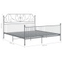 Estructura de cama de metal gris 180x200 cm de vidaXL, Camas y somieres - Ref: Foro24-324858, Precio: 185,99 €, Descuento: %