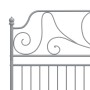 Gray metal bed frame 200x200 cm by vidaXL, Beds and slatted bases - Ref: Foro24-324861, Price: 195,15 €, Discount: %