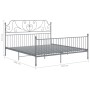 Estructura de cama de metal gris 200x200 cm de vidaXL, Camas y somieres - Ref: Foro24-324861, Precio: 195,99 €, Descuento: %