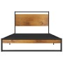 Estructura de cama de metal 100x200 cm de vidaXL, Camas y somieres - Ref: Foro24-324863, Precio: 123,63 €, Descuento: %