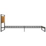 Metal bed frame 100x200 cm by vidaXL, Beds and slatted bases - Ref: Foro24-324863, Price: 123,99 €, Discount: %