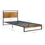 Metal bed frame 100x200 cm by vidaXL, Beds and slatted bases - Ref: Foro24-324863, Price: 123,99 €, Discount: %