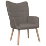 Relax armchair with taupe gray fabric footrest by vidaXL, Armchairs - Ref: Foro24-327939, Price: 131,95 €, Discount: %