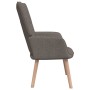 Relax armchair with taupe gray fabric footrest by vidaXL, Armchairs - Ref: Foro24-327939, Price: 131,95 €, Discount: %