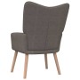 Relax armchair with taupe gray fabric footrest by vidaXL, Armchairs - Ref: Foro24-327939, Price: 131,95 €, Discount: %