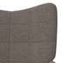 Relax armchair with taupe gray fabric footrest by vidaXL, Armchairs - Ref: Foro24-327939, Price: 131,95 €, Discount: %