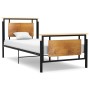 Metal bed frame 100x200 cm by vidaXL, Beds and slatted bases - Ref: Foro24-324870, Price: 143,84 €, Discount: %