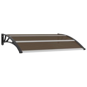 Black PC door canopy 150x100 cm by vidaXL, Awnings - Ref: Foro24-45634, Price: 147,99 €, Discount: %