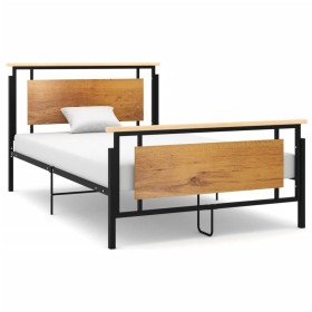 Estructura de cama de metal 120x200 cm de vidaXL, Camas y somieres - Ref: Foro24-324871, Precio: 122,91 €, Descuento: %