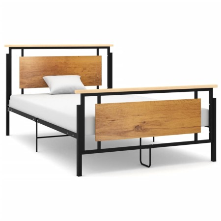 Estructura de cama de metal 120x200 cm de vidaXL, Camas y somieres - Ref: Foro24-324871, Precio: 123,14 €, Descuento: %