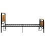 Estructura de cama de metal 120x200 cm de vidaXL, Camas y somieres - Ref: Foro24-324871, Precio: 123,14 €, Descuento: %