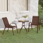 Braunes 3-teiliges Garten-Bistro-Set von vidaXL, Gartensets - Ref: Foro24-318776, Preis: 99,10 €, Rabatt: %