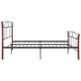 Schwarzer Metallbettrahmen 180x200 cm von vidaXL, Betten und Lattenroste - Ref: Foro24-324881, Preis: 235,57 €, Rabatt: %