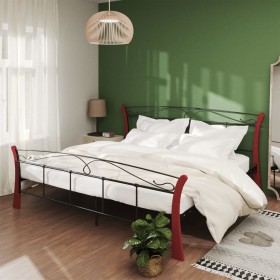 Metal bed frame 200x200 cm by vidaXL, Beds and slatted bases - Ref: Foro24-324882, Price: 199,99 €, Discount: %