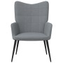 Relaxation chair with footrest light gray fabric by vidaXL, Armchairs - Ref: Foro24-327952, Price: 116,96 €, Discount: %