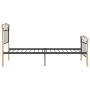 Estructura de cama de metal negra 90x200 cm de vidaXL, Camas y somieres - Ref: Foro24-324883, Precio: 87,99 €, Descuento: %