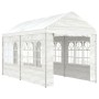 Pavillon mit weißem Polyethylendach 4,46 x 2,28 x 2,69 m von vidaXL, Zelte und Pavillons - Ref: Foro24-3155478, Preis: 224,07...