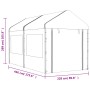 Pavillon mit weißem Polyethylendach 4,46 x 2,28 x 2,69 m von vidaXL, Zelte und Pavillons - Ref: Foro24-3155478, Preis: 224,07...