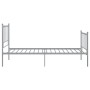 Graues Metallbettgestell 90x200 cm von vidaXL, Betten und Lattenroste - Ref: Foro24-324948, Preis: 97,30 €, Rabatt: %