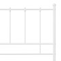 White metal bed frame 120x200 cm by vidaXL, Beds and slatted bases - Ref: Foro24-324953, Price: 92,79 €, Discount: %