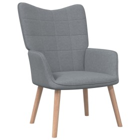 Sillón de relax de tela gris claro de vidaXL, Sillones - Ref: Foro24-327919, Precio: 115,99 €, Descuento: %