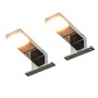 2 W warm white mirror lamps 2 units by vidaXL, Lamps - Ref: Foro24-245345, Price: 35,99 €, Discount: %