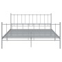 Estructura de cama de metal gris 160x200 cm de vidaXL, Camas y somieres - Ref: Foro24-324960, Precio: 146,99 €, Descuento: %