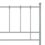 Gray metal bed frame 160x200 cm by vidaXL, Beds and slatted bases - Ref: Foro24-324960, Price: 146,54 €, Discount: %