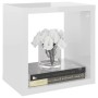 Cube wall shelves 6 units glossy white 22x15x22 cm by vidaXL, Shelves and shelves - Ref: Foro24-807072, Price: 35,99 €, Disco...