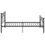 Estructura de cama de metal 90x200 cm de vidaXL, Camas y somieres - Ref: Foro24-324988, Precio: 108,13 €, Descuento: %