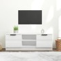 Glossy white plywood TV cabinet 102x35x36.5 cm by vidaXL, TV Furniture - Ref: Foro24-811517, Price: 68,93 €, Discount: %